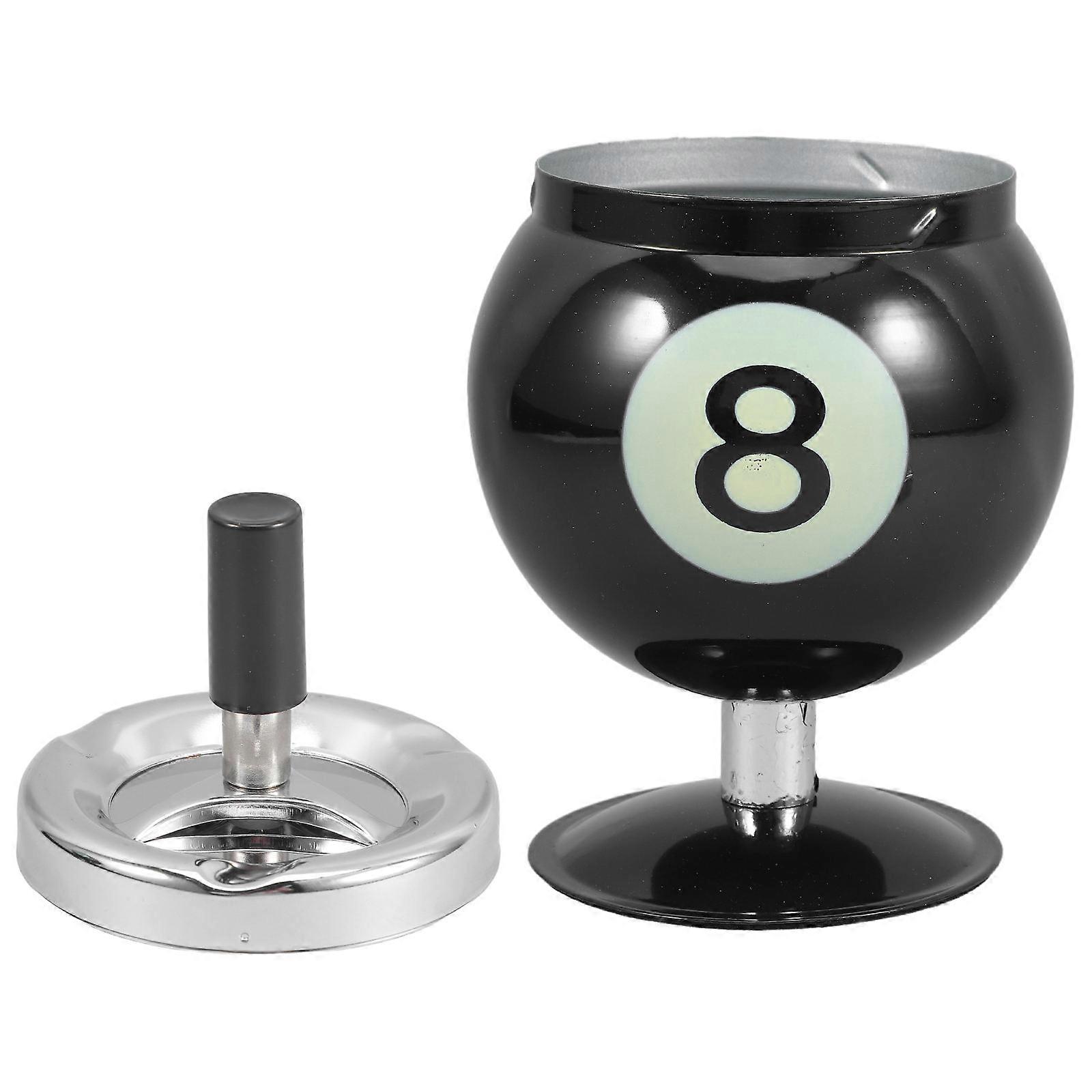 Modern Metal Ashtray with Lid – Stylish Indoor Tabletop Ash Container for Use, Versatile Design for Cigarettes