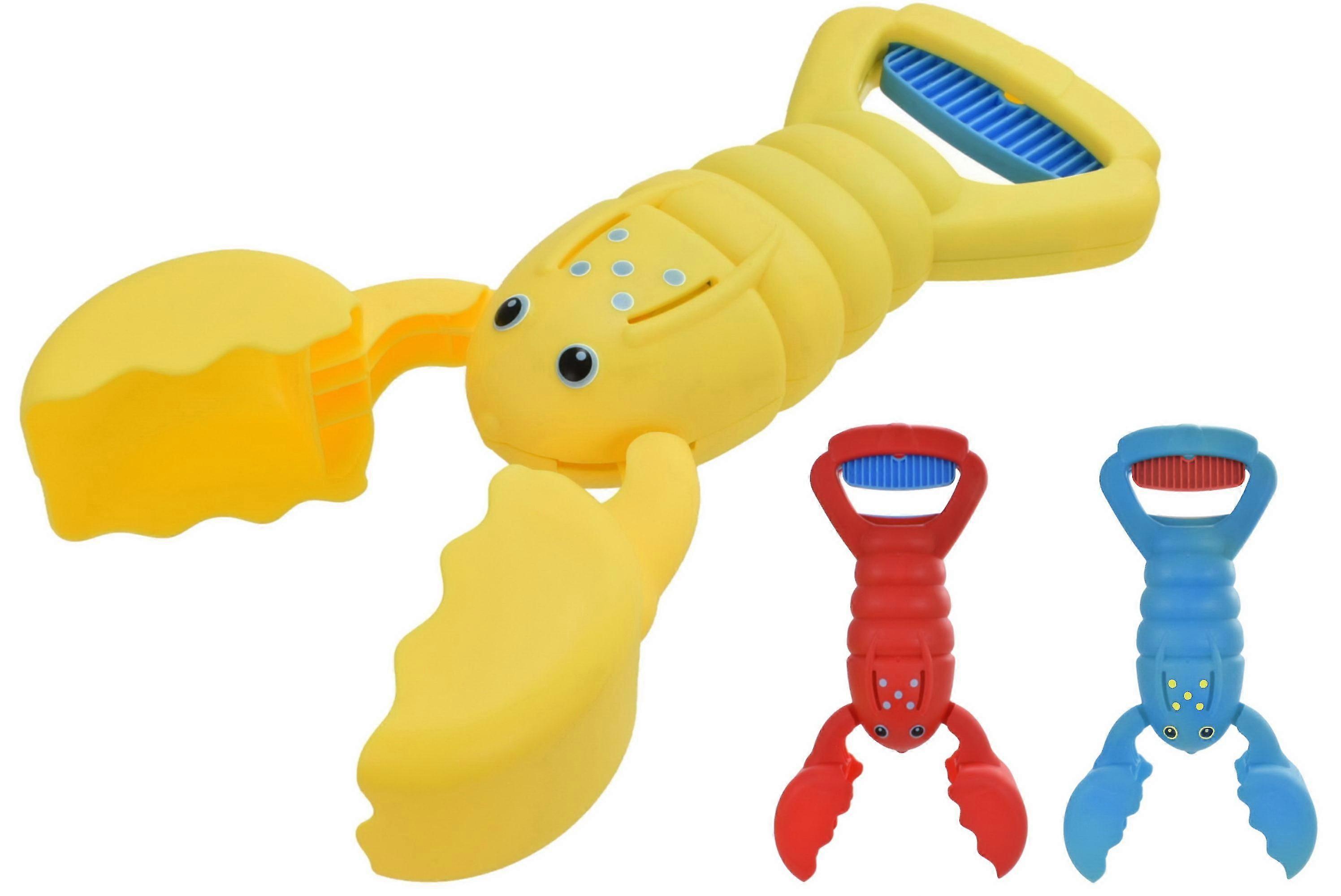 ロブスターサンドトイ - 黄色、青、赤