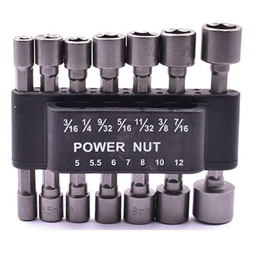 Durable Nut Socket Set Nonmagnetic Appliance Fixing Metal 14Pack