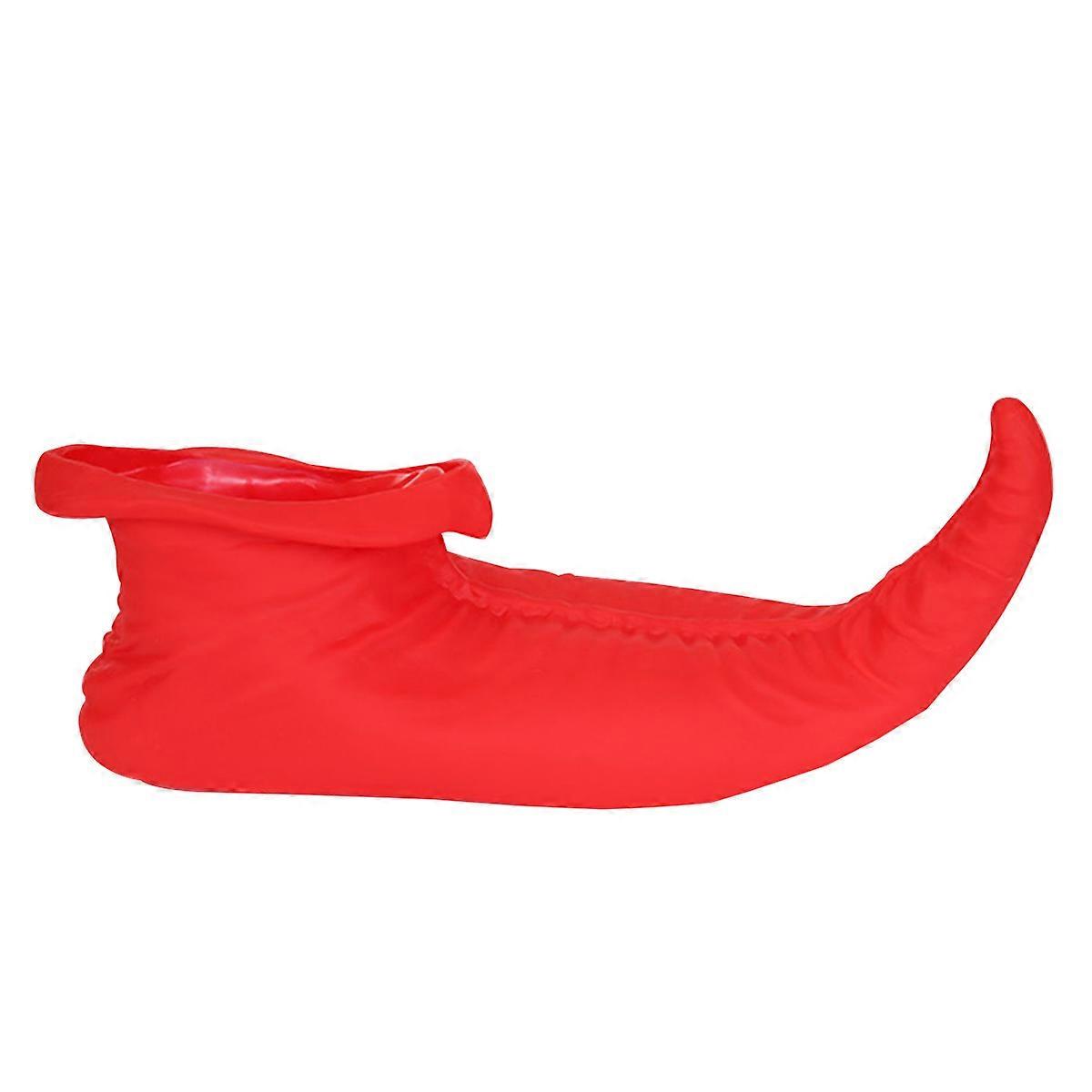 Clown Shoes For Women Men Large Red Costume Accessory For Masquerade Parties 1 Pair