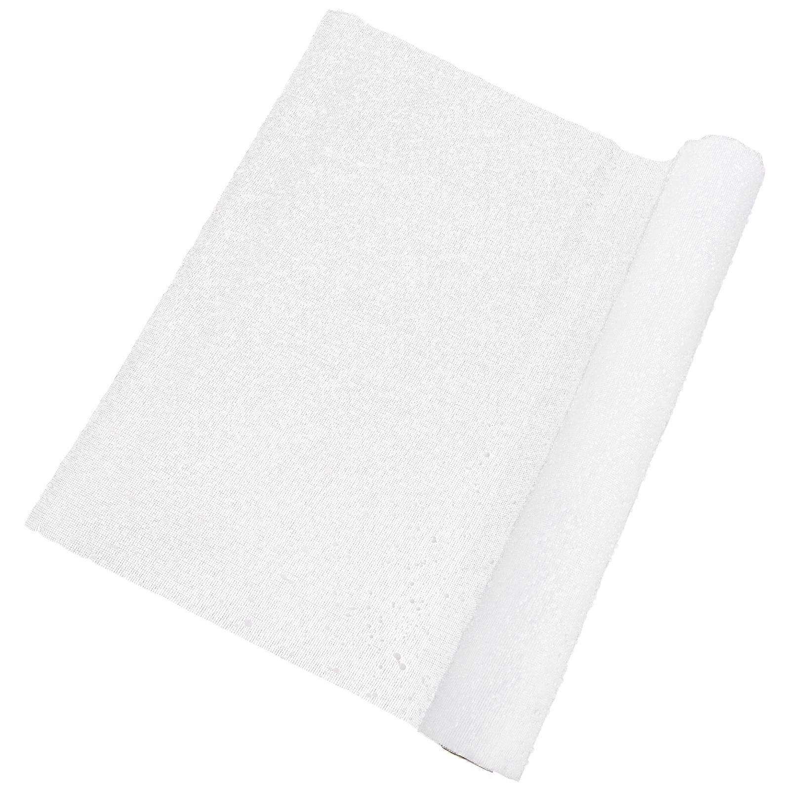 Tulle Netting Rolls Flower Packaging Material For Birthdays Graduations White Elegant 1Pack