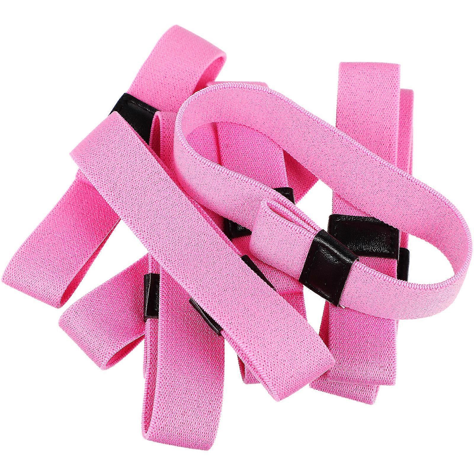8Pcs Elastic Fixing Bands Suitable For Workplace Outings Or School Made Of Polyester