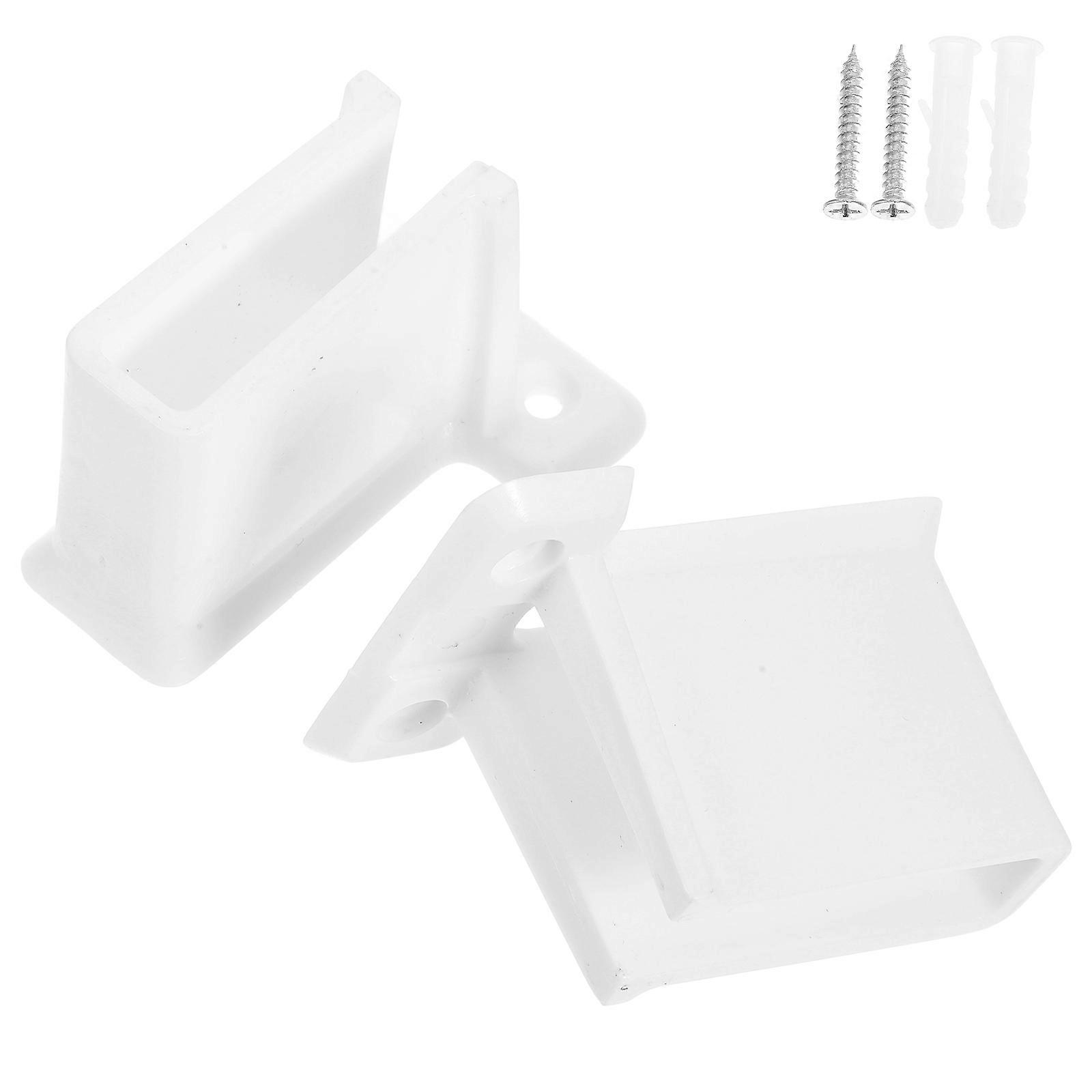 Heavy Duty Wire Shelf Brackets 2pcs for Closet Cabinet Support Wall Mount Corner Brackets Easy Installation Compact Design for Organized Storage