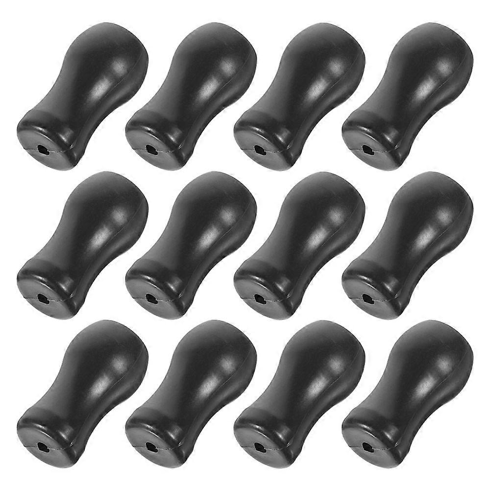 Window Blind Tassel Knobs 12Pcs PVC Pull Cord Tassels Minimalist Design Suitable For Homeowners Office Users