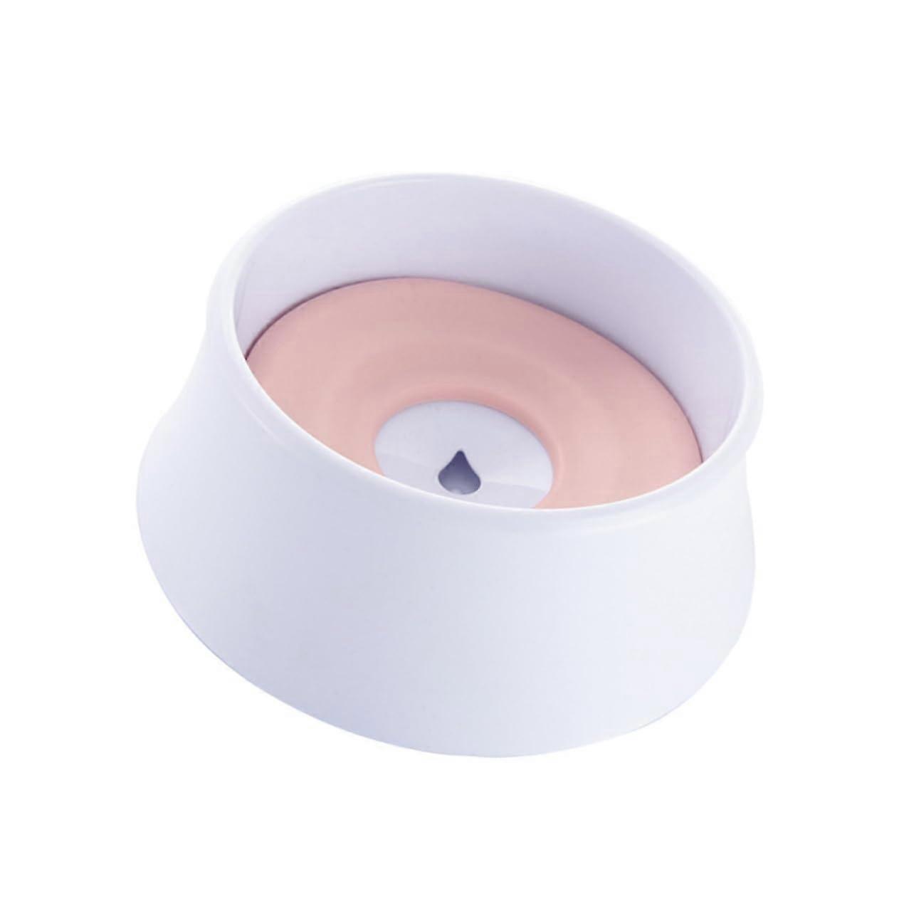 Largecapacity dog water bowl with splashproof floating design for pets