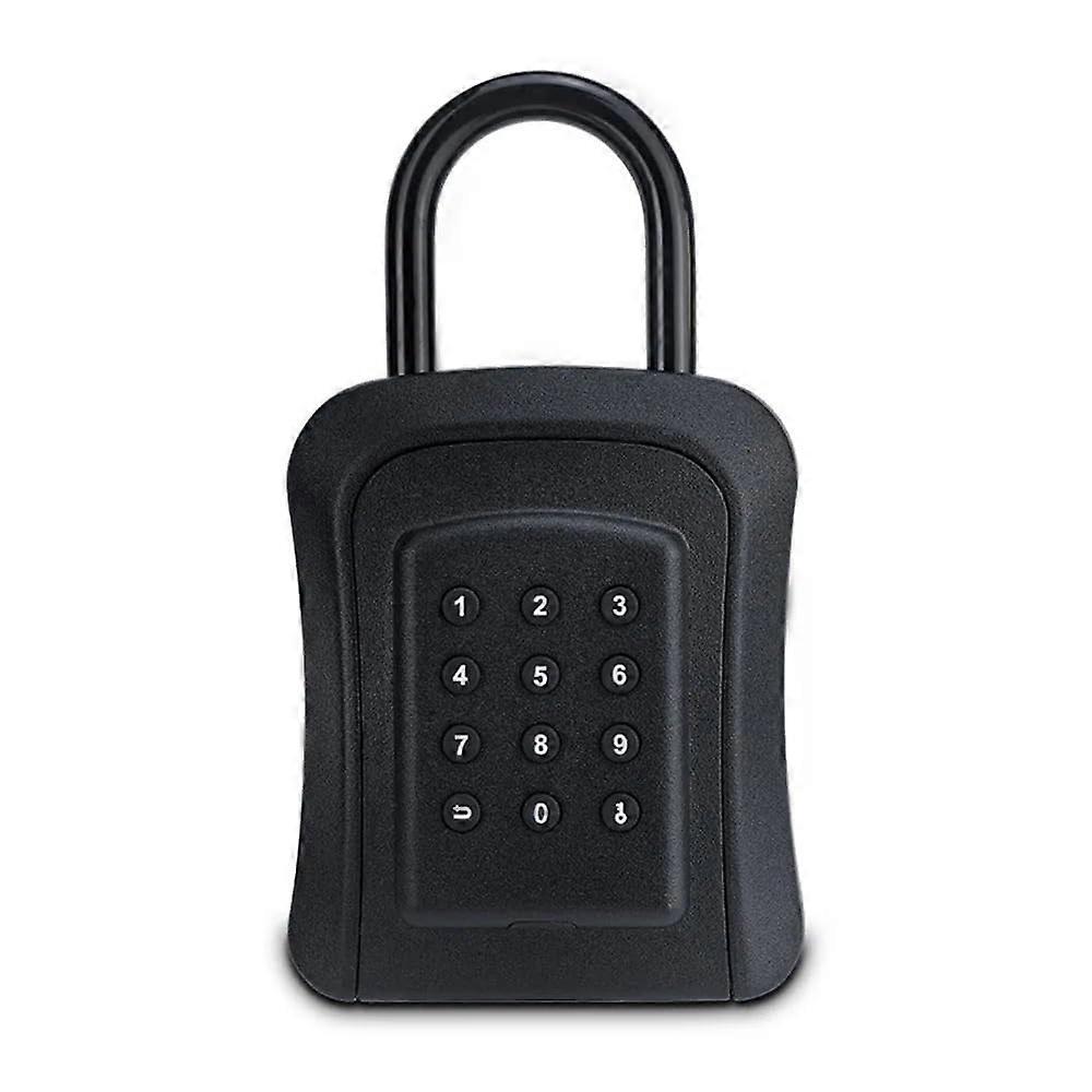 Bluetooth Smart Padlock with AntiTheft Protection, Waterproof IP65 Security Key Box for Outdoor Use in Home and Garden