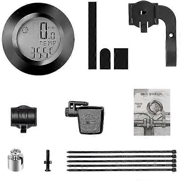 Bike Computer Wireless Bicycle Speedometer Waterproof Lcd Speedometer Wireless Bicycle Speedometer