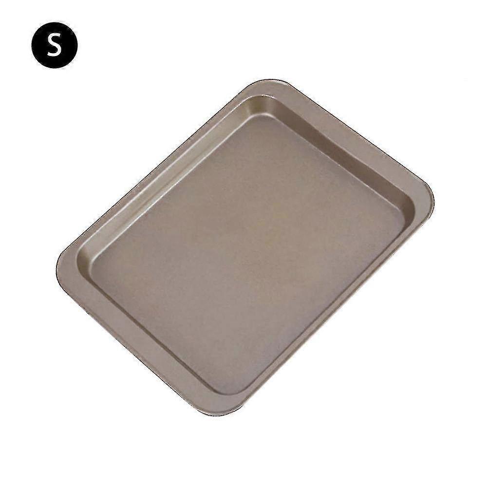Metallic Non-Stick Rectangular Bread & Cake Pan - Durable DIY Bakeware Oven Tray for Effortless Baking & Easy Release