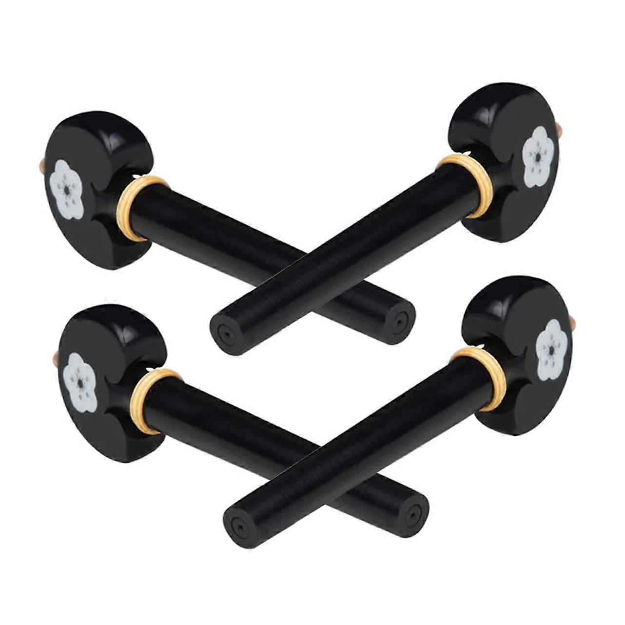 4 pieces Large Handcrafted Tuning Pegs Quality with MotherofPearl Buttons Accessories for LongLasting and Installation