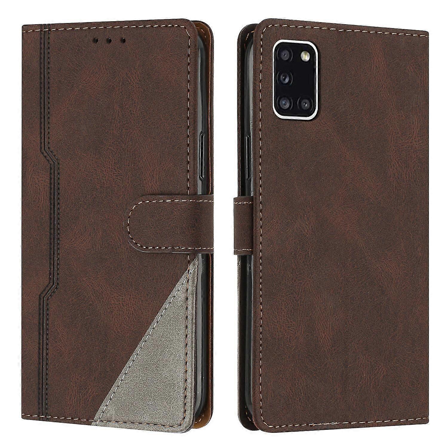 Leather Magnetic Clasp Case with Flip Wallet Stand Function Cover for