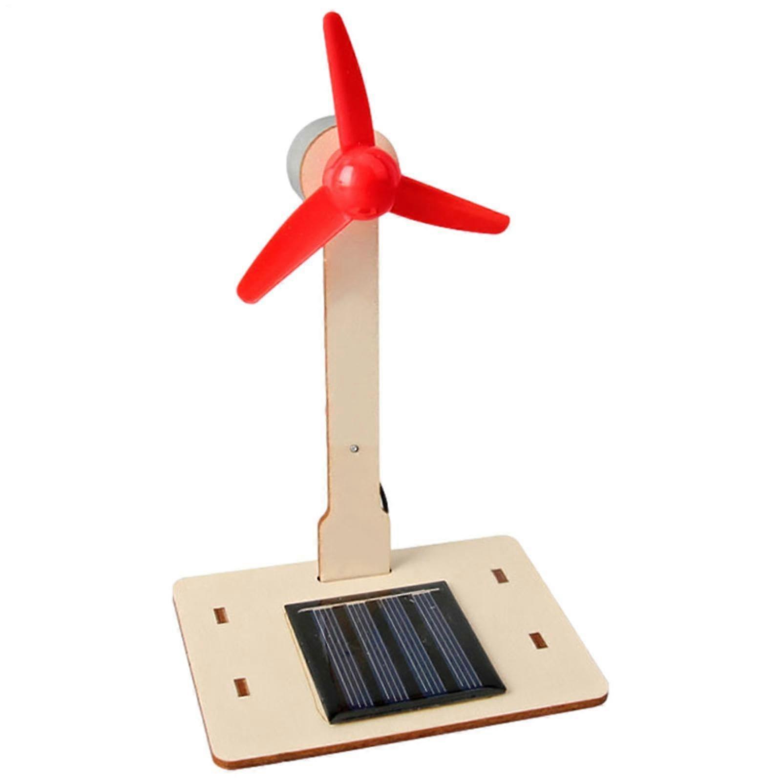 Toy Windmill Mini Turbine Model Educational Energy Set for Garden Decor | Rotating Science Desk Ornament in Colorful Design
