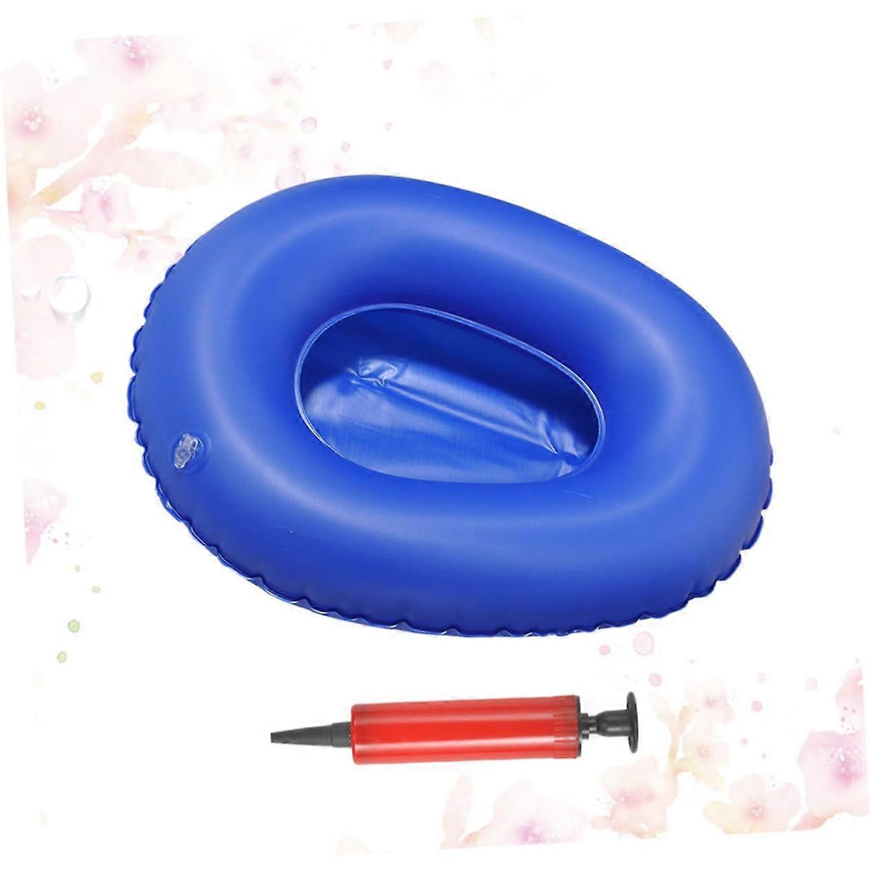 Inflatable Foldable Bed Pan for Patients with Fractures  Easy to Use with Hand Pump