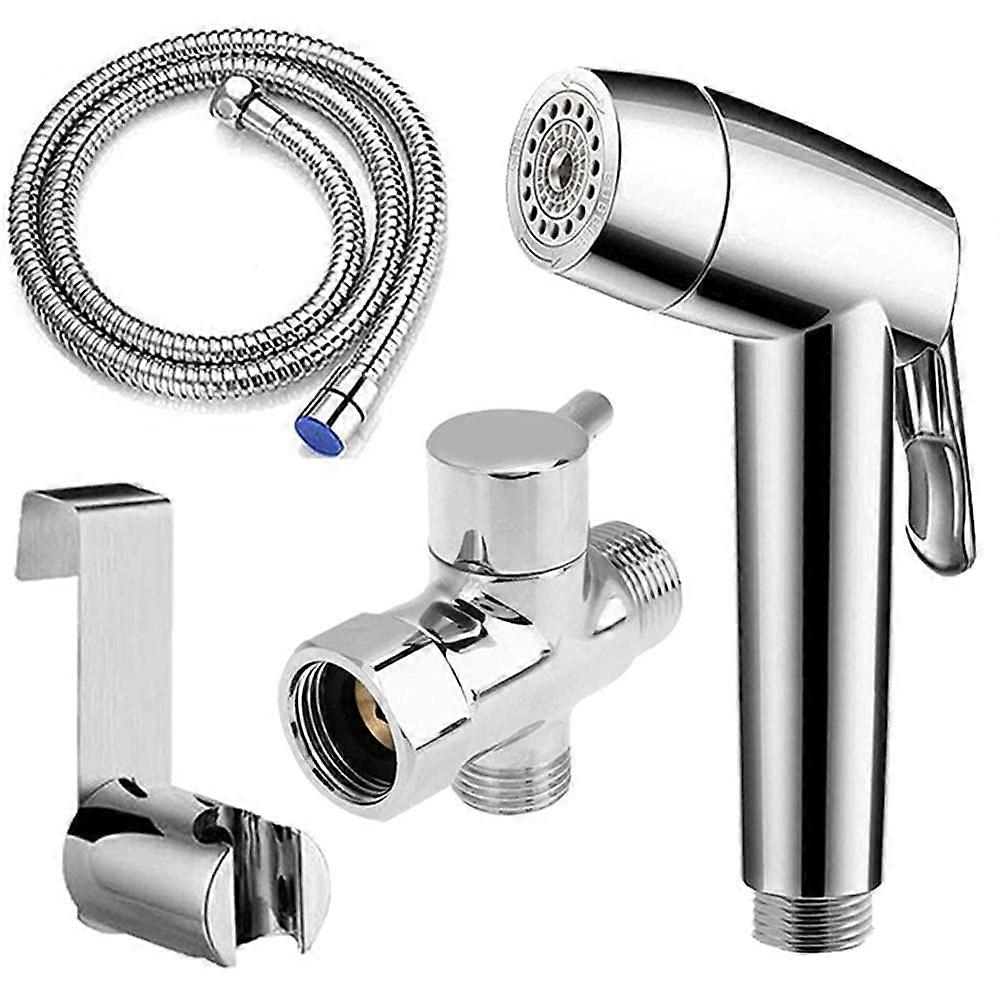 304 Stainless Steel 3 Modes Multifunction Bidet Sprayer Set Hand Held Shower Head Bidet Spray Faucet Set