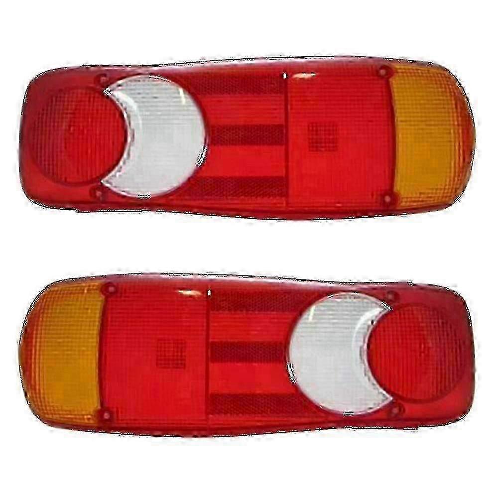 Truck taillight covers, two-piece set, durable PC material suitable for multiple vehicle models