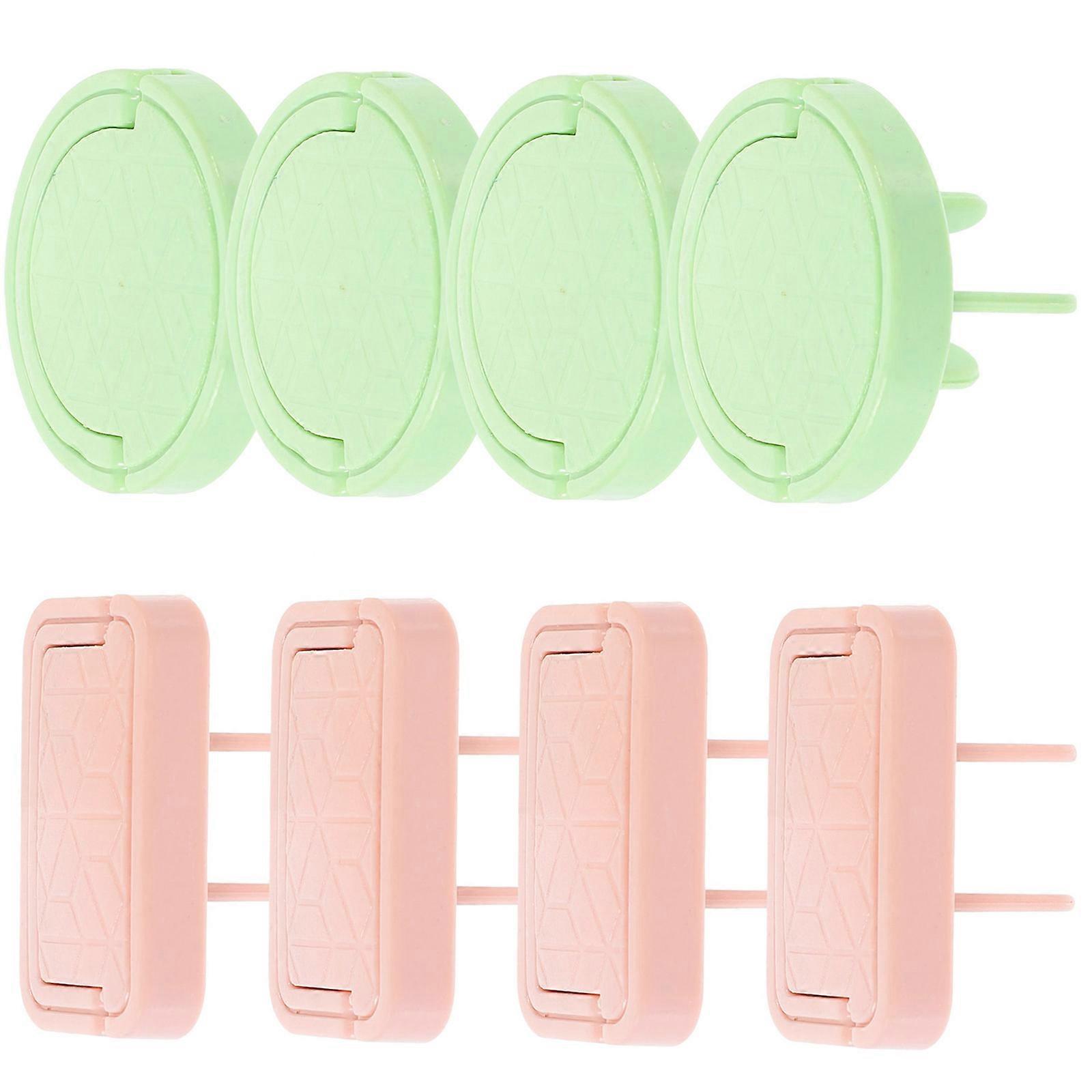 Blue Outlet Covers for Baby Proofing Made of ABS Prevent Electrical Shocks and Leakage Protection 8 Pieces