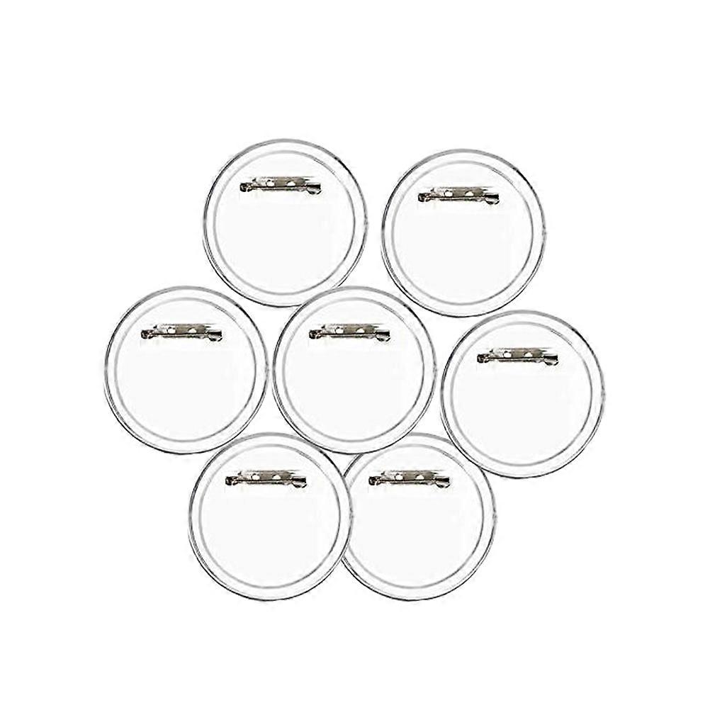 Acrylic Design Button Clear Button Badges Kit for Clothes Decor 30Pcs