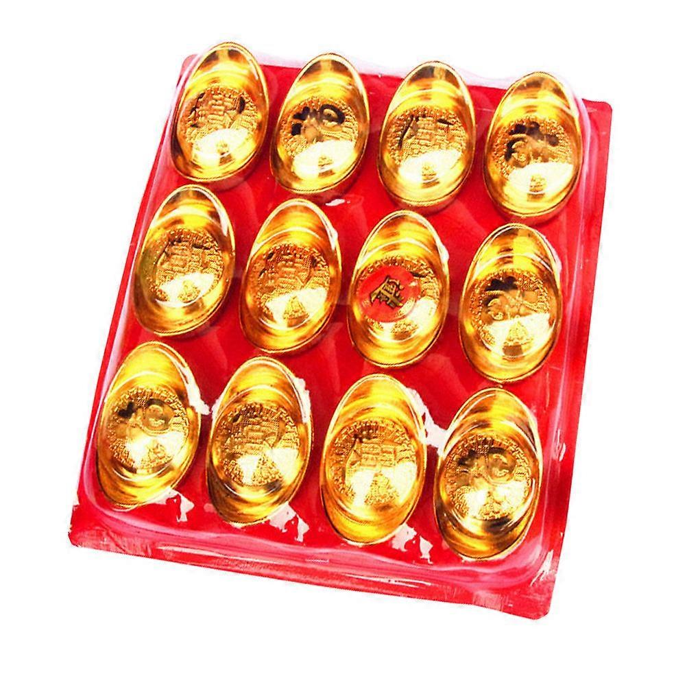 Plastic Craft Decor for Desktop with 12Pcs Adornments
