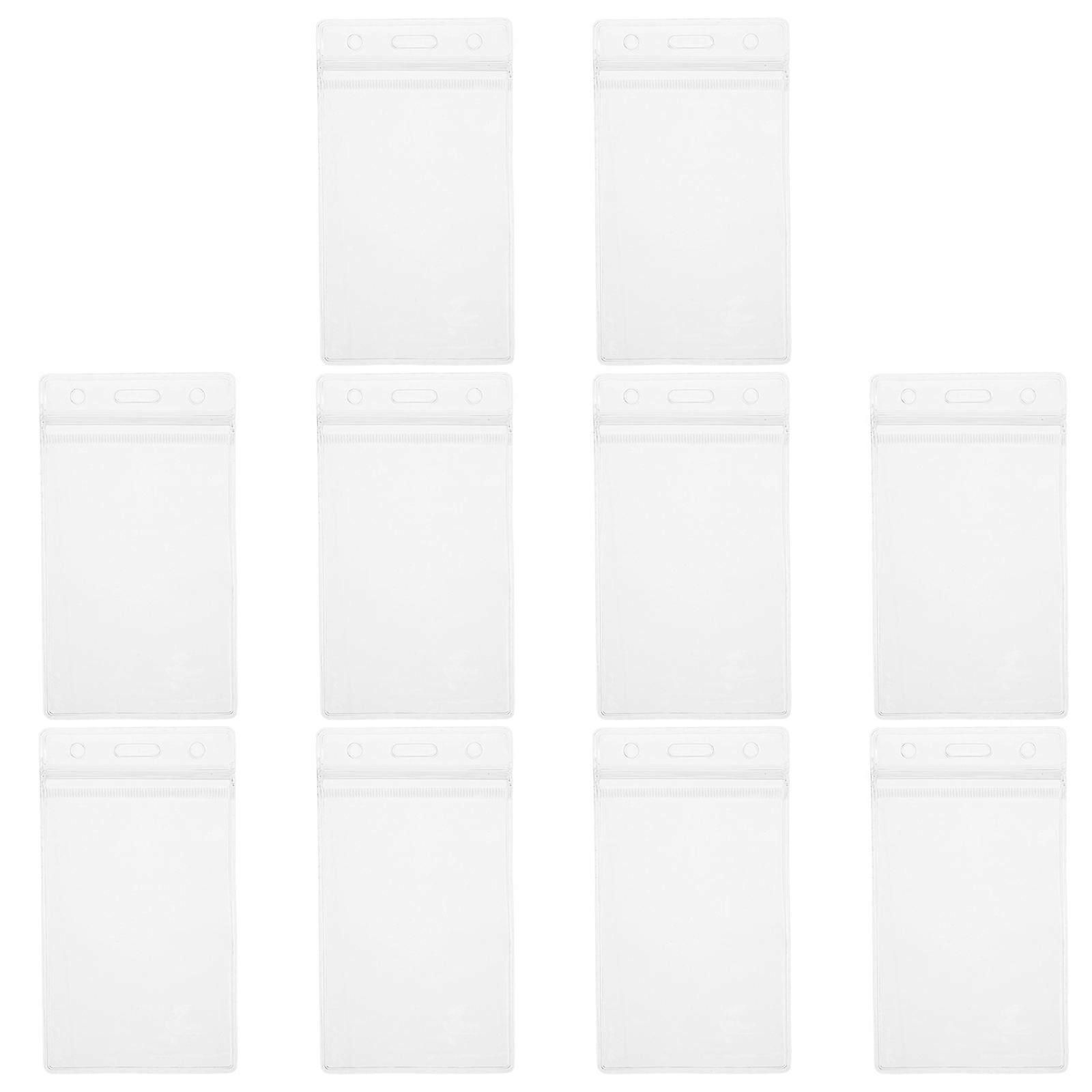 It sounds like you're describing a product listing for **vertical ID badge holders**. Here's a refined and professional version of your product