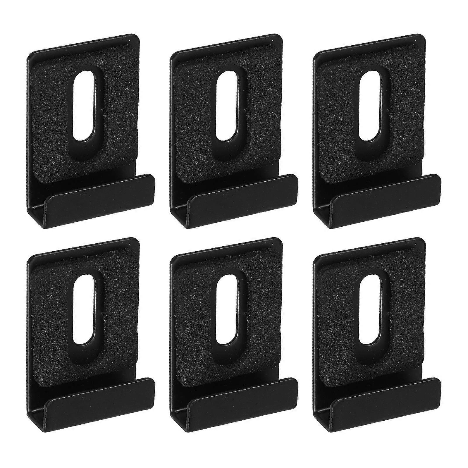 Mirror Clip Set 6Pcs Durable Clips for Mounting Mirrors in Bathrooms and Bedrooms Featuring Reliable Stability and Versatile Functionality