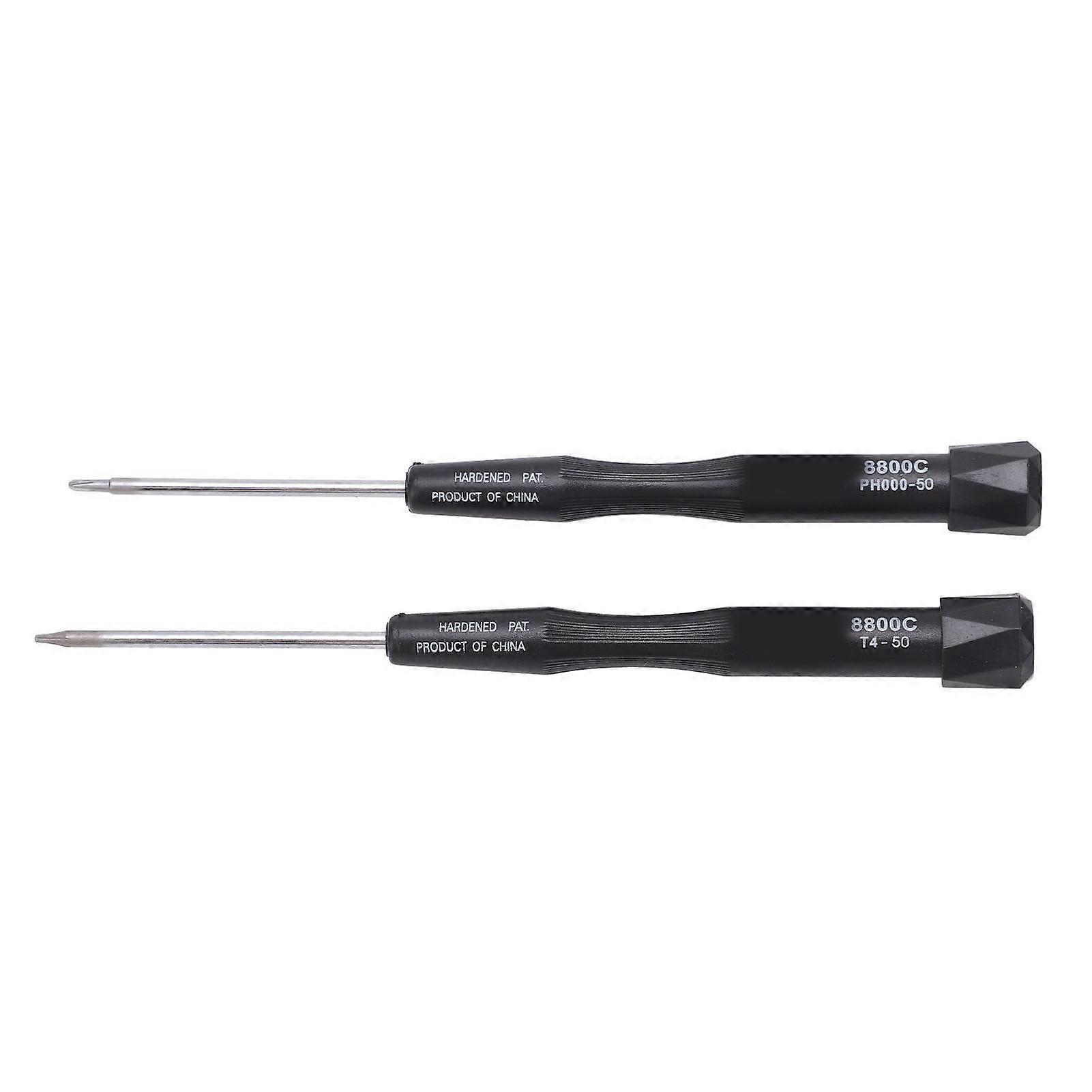 2PCS Screwdriver Kit Professional Anti Slip Handle Magnetic Screwdriver Bit for Maintenance 8800C E 