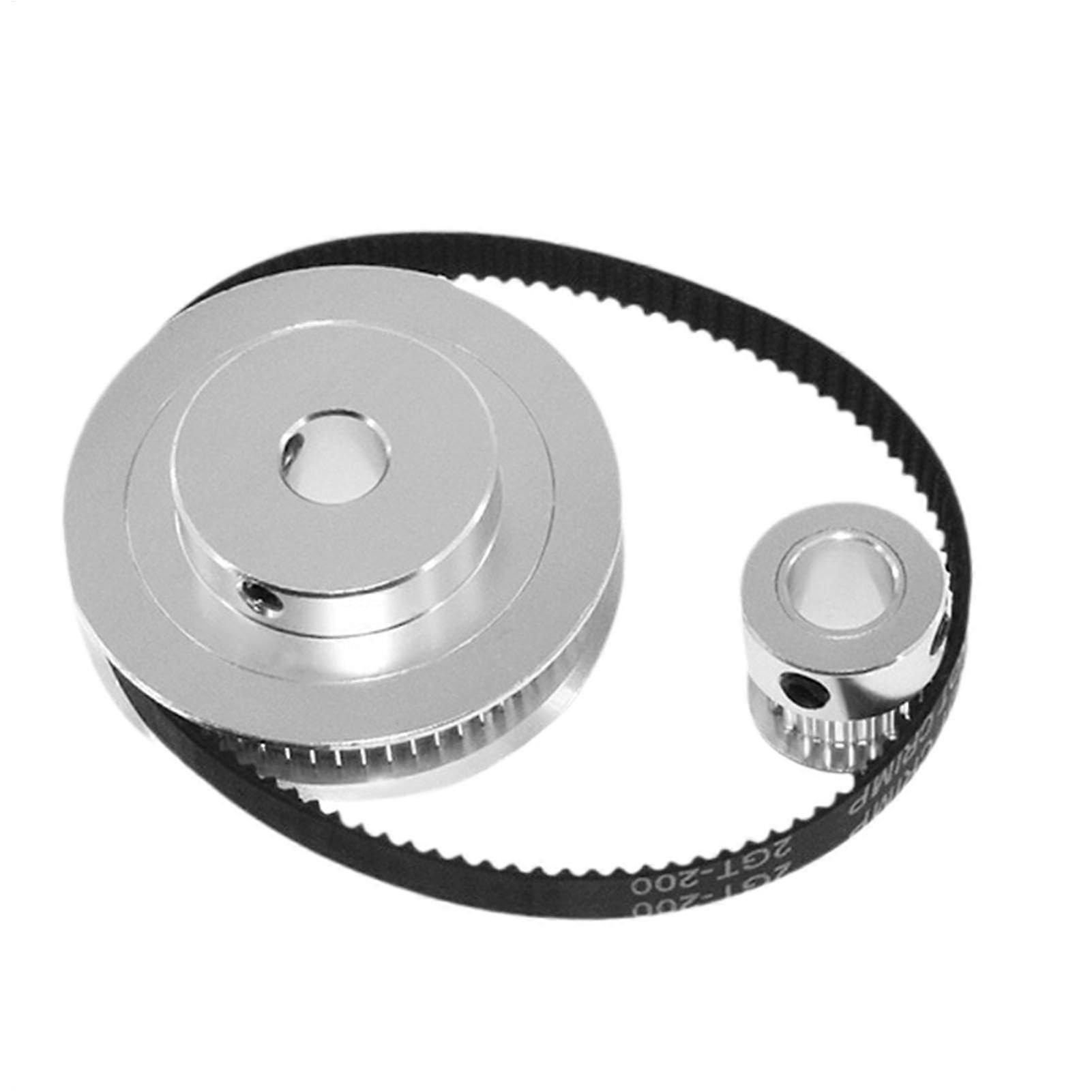 Synchronous Wheel 20 Teeth and 60 Teeth Aluminium Timing Belt Pulley with 8 mm Bore for 6 mm Timing Belt Motor Robot