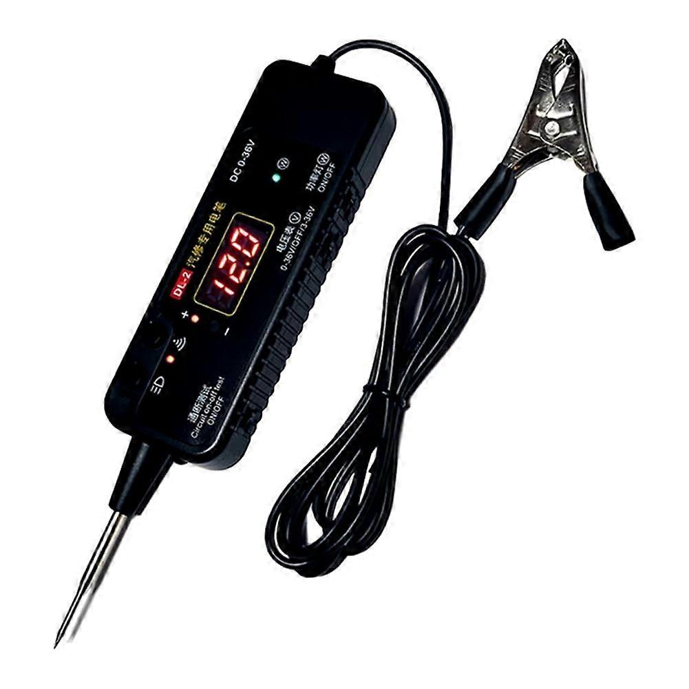 Auto Circuit Tester 0-36V DC Vehicle Pulse Sensor Signal LED Light Testing Pen Probe with Easy Use Voltmeter Function