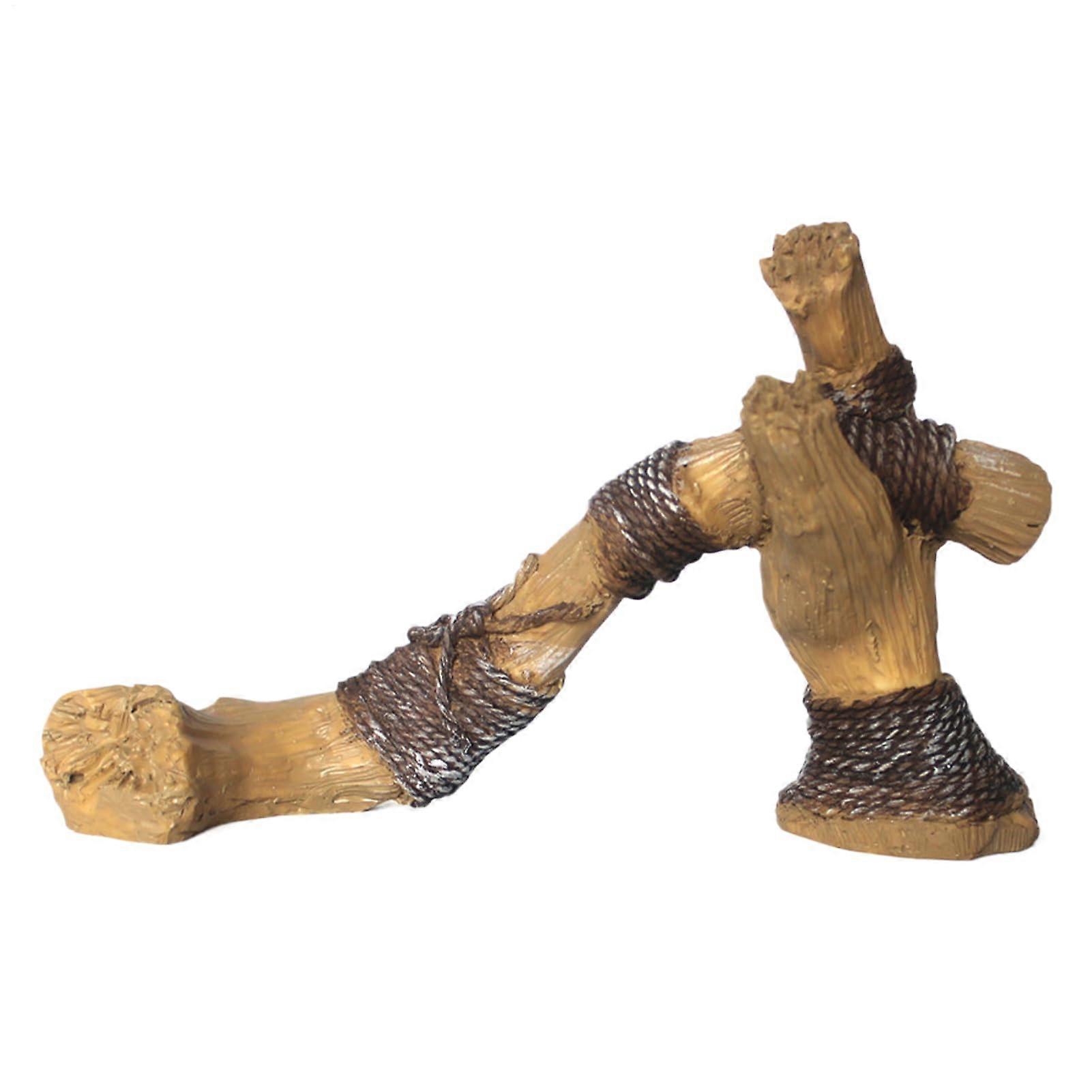 Climbing Reptile Branches - Large Natural Resin Trunk Decor for Bearded Dragon and Gecko Habitat, Durable Terrarium Ornament