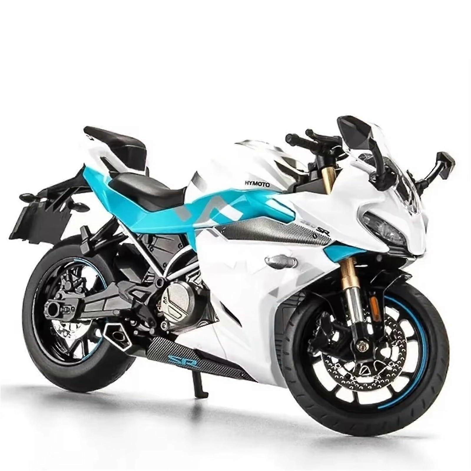 Fertiges Modellauto 1:12 For CFMOTO Spring Breeze 250SR Motorcycle Model Die-Cast Alloy Miniature White