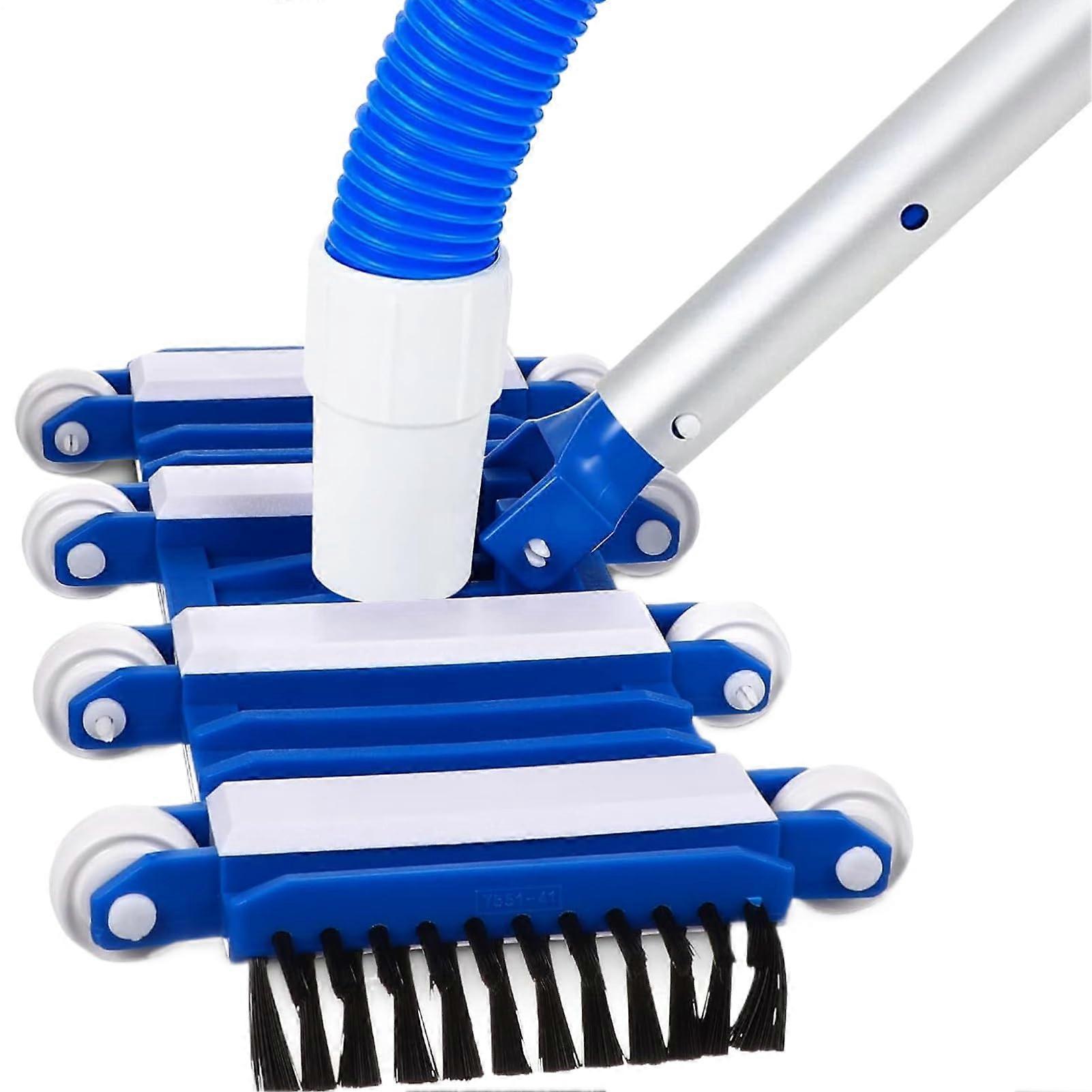 Pool Vacuum Brush, Durable Construction, Algae Cleaning Insert, Pool Maintenance Tools, Replacement Parts