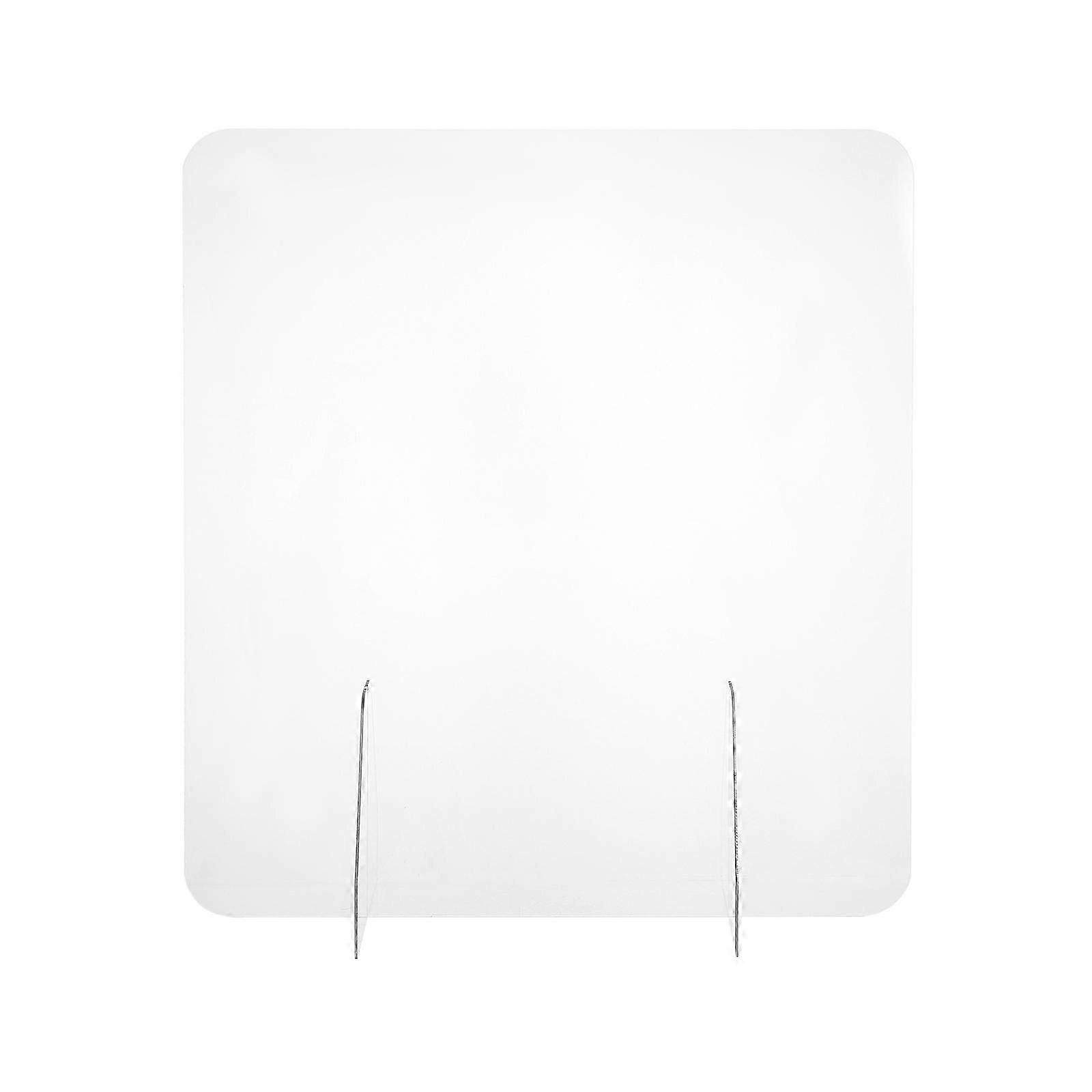 Acrylic Partition Panel 50x45cm Transparent Cafeteria Protective Barrier 1Pc
