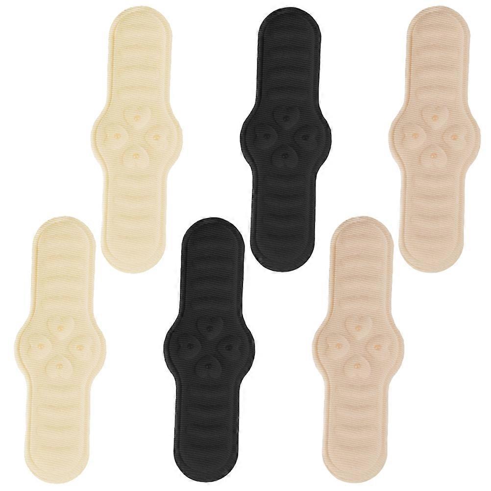Comfortable Self-Adhesive Heel Cushion Pads for Shoe Use with Sweat-Absorbent Sponge 3 Pairs