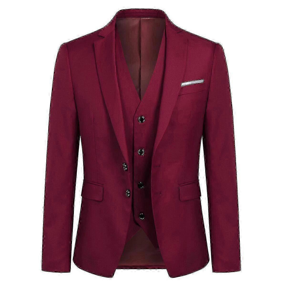 Blazer Solid Slim Fit Jacket för män