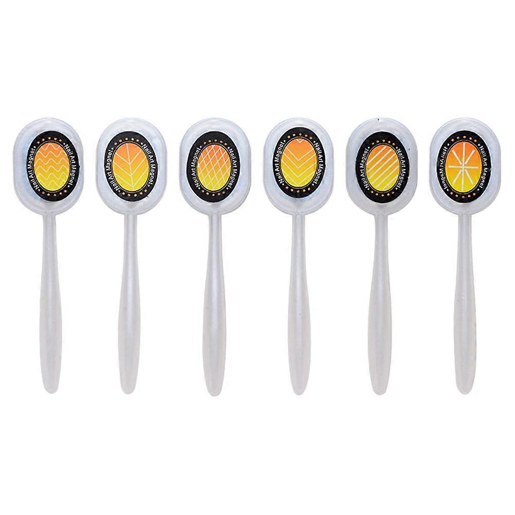 Magnet Stick Set Nail Art Tools Salon Studio Assorted Color Magnetic Material for 6Set