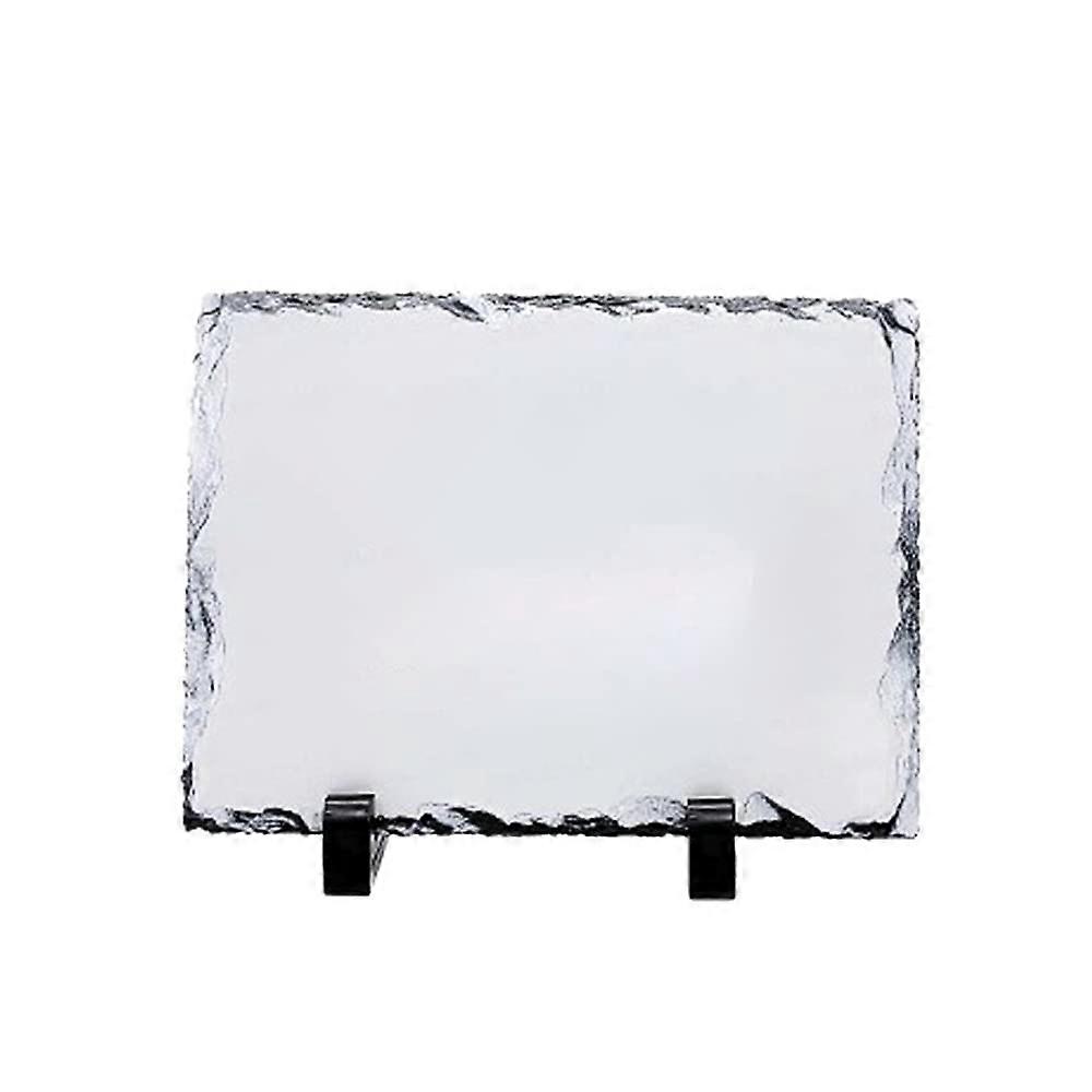 Sublimation Blank Slate Photo Plaque, Rectangular Frame 15x20 cm, Customized Photo Frame Gift for Wedding, Birthday