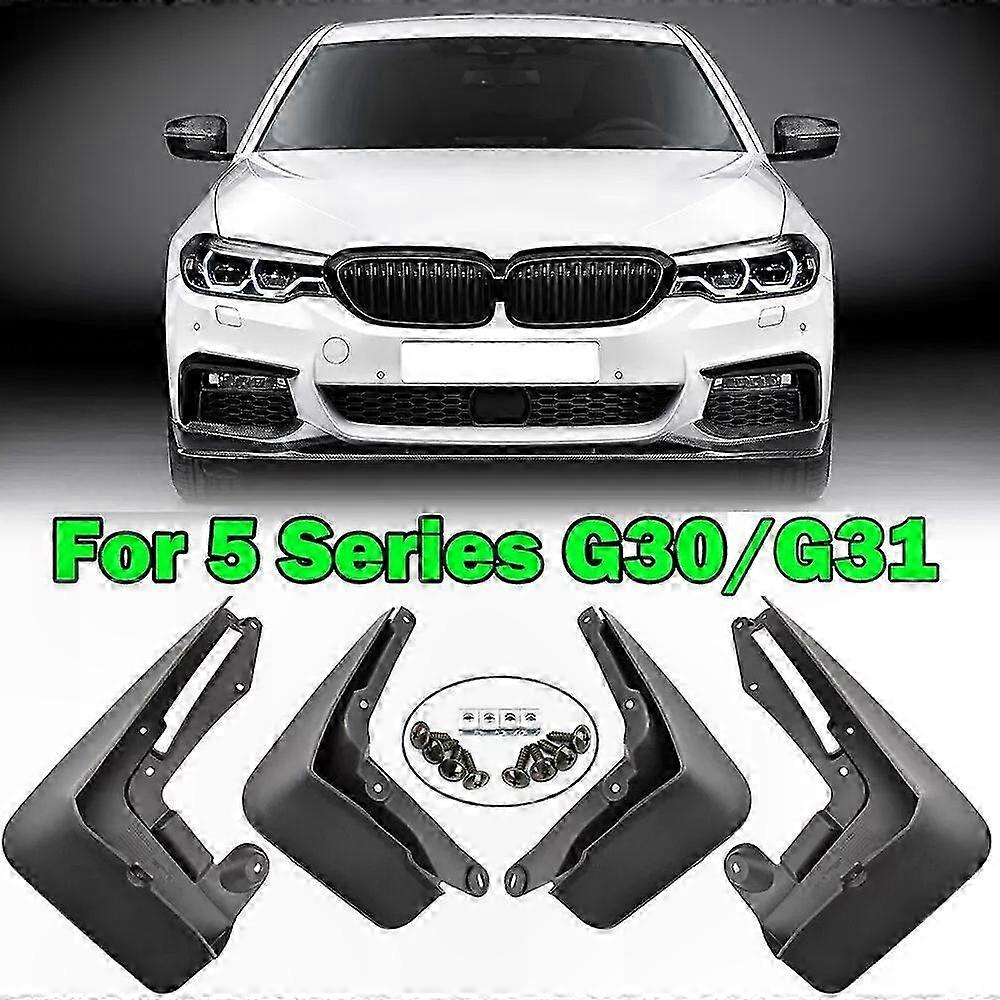 Front and Rear Mud Flaps Compatible with 5 Series Sedan G30 2017-2023
