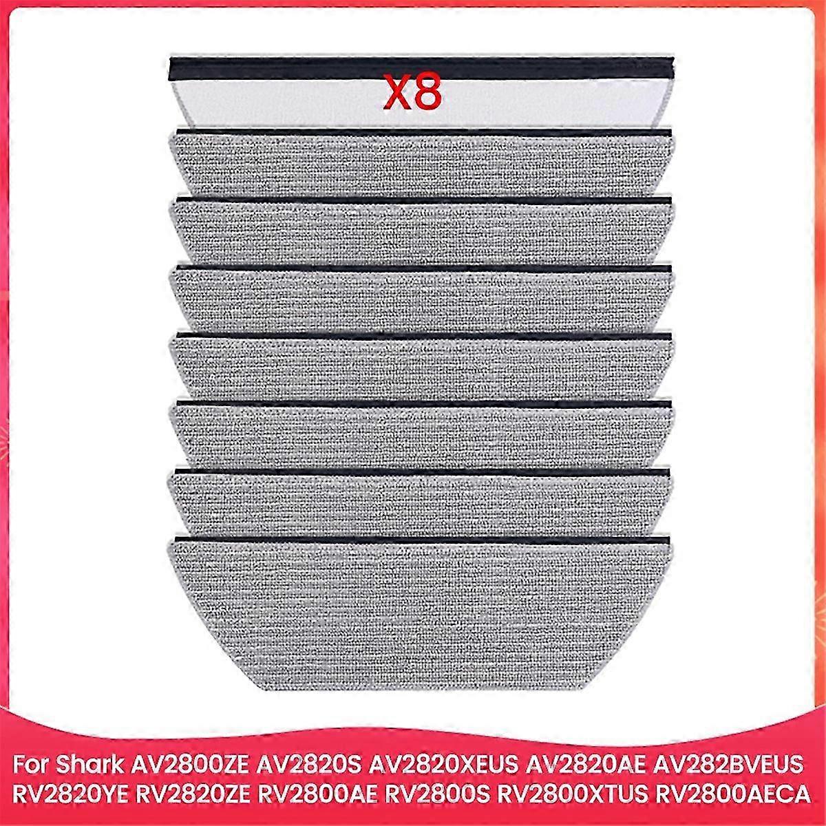 8PCS Microfiber Mop Pads Kit for AV2800ZE RV2820YE RV2820ZE Washable Reusable Soft Microfiber Vacmop Refills