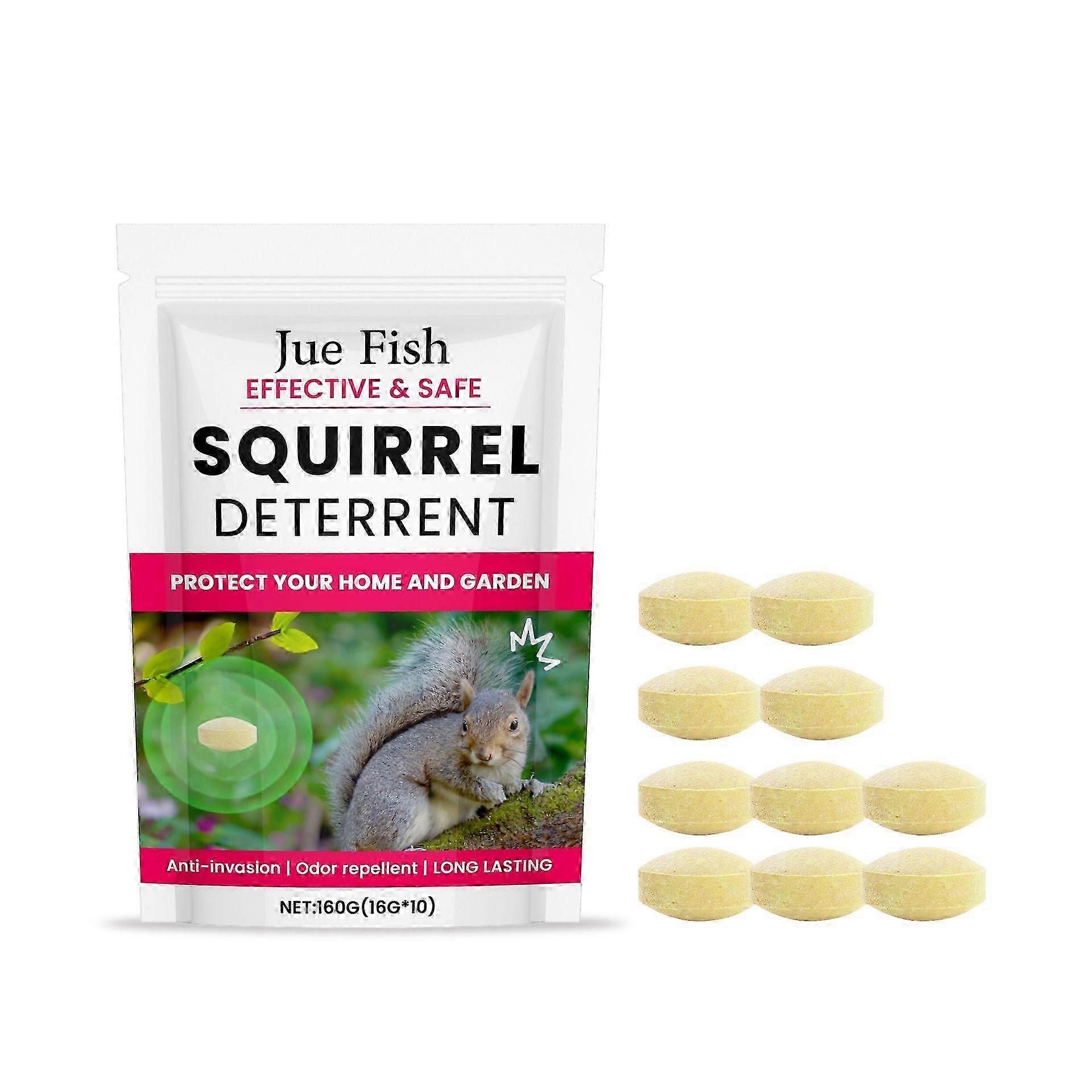 Squirrel Repellent Outdoor, Chipmunk Repellent, Squirrel Repellent for Garden & Yard, Attic Squirrel Deterrent, Keep Chipmunk Away, Get Rid of Squirre