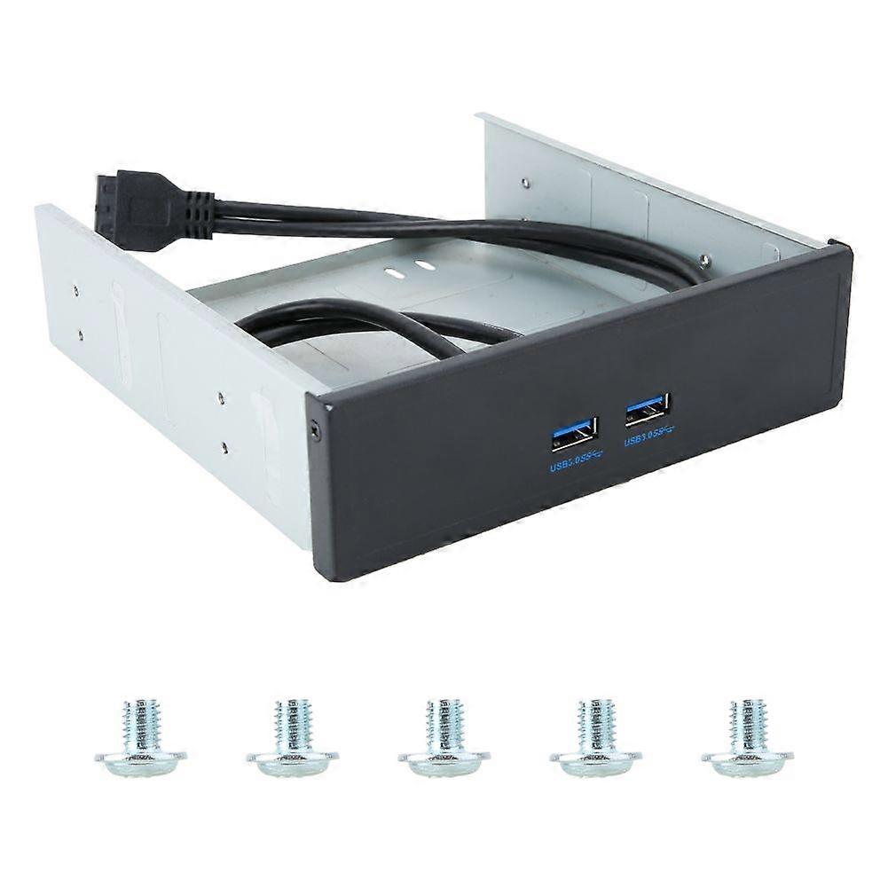 High Speed 20Pin 2-Port USB 3.0 Hub Optical Disk Driver Front Panel