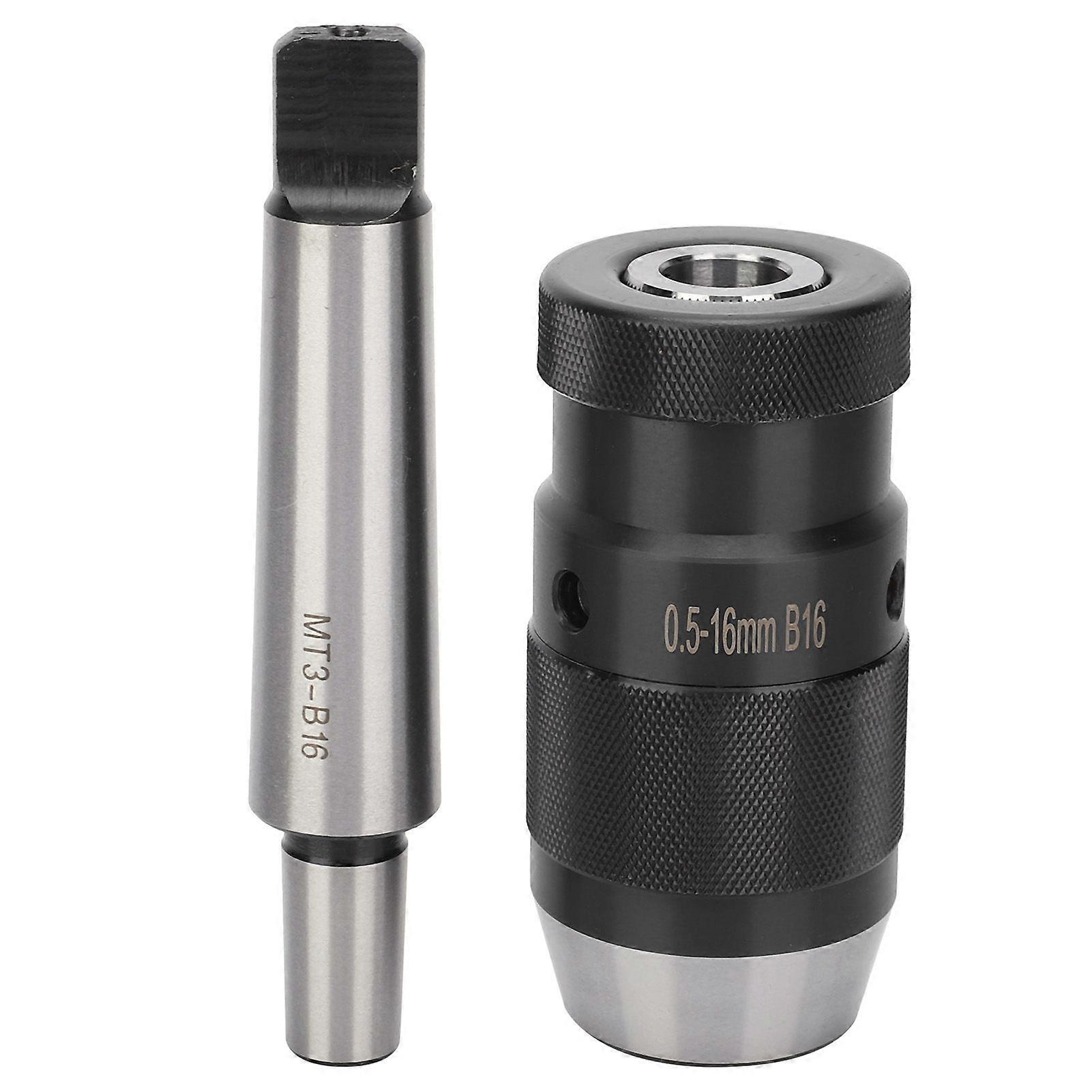 Keyless Drill Chuck Morse Taper Quick Release for Column Drilling Machine MT3B16 0.516mm