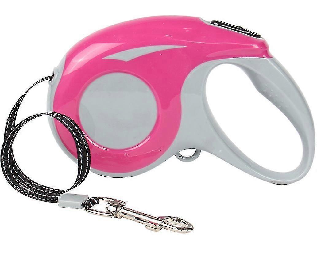 5M Rose Red 5 Meter Pet Reflective Traction Rope Az21025