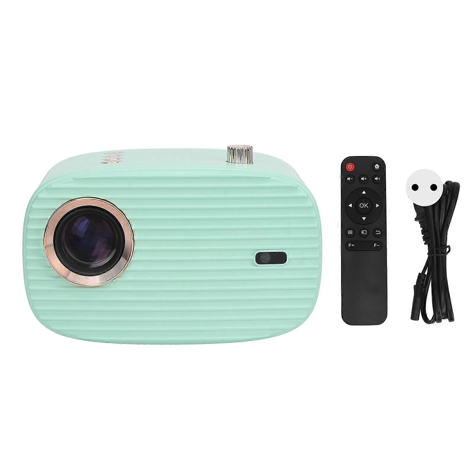 WiFi Mini Projector HD 1080P: Portable Multiport Movie Projector for iOS/Android, EU Plug