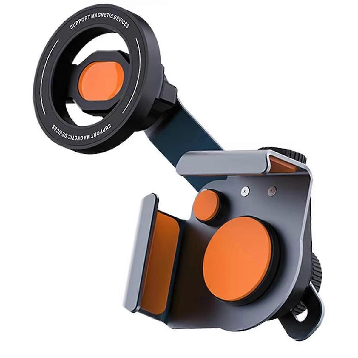 Adjustable Car Phone Cradle Dash Stand Support with Suction Cup Magnetic Bracket Automobile Mobile P