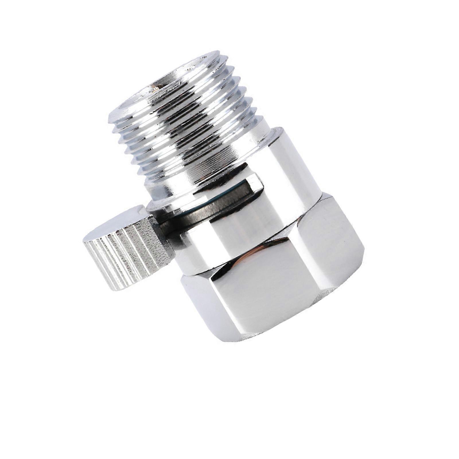 Triangular Shaped Water Control Valves Corrosion Resistant Brass Angle Valves Simple Installation for Home Improvement Multicolor