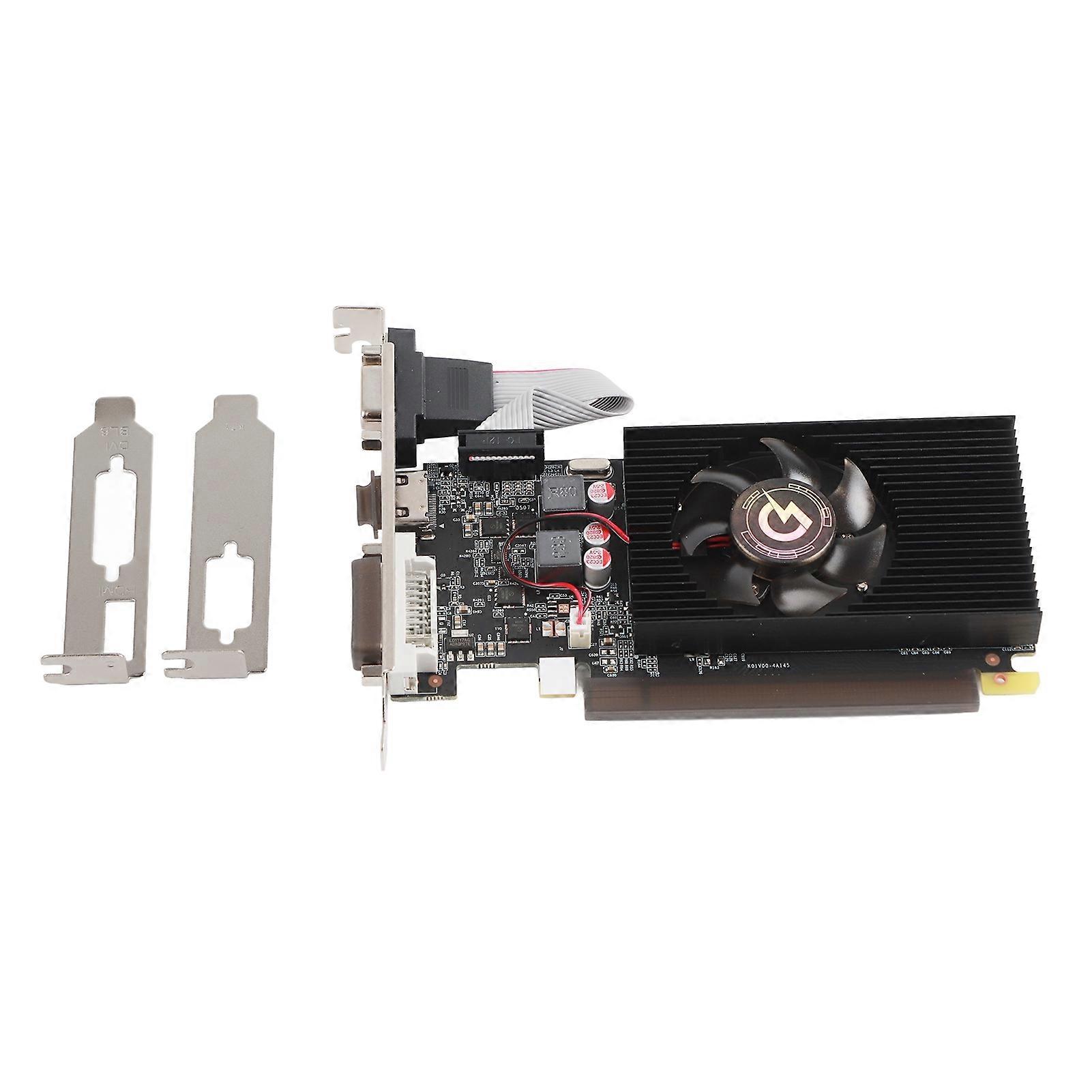 4GB GDDR3 Graphics Card, 128bit, 700MHz, VGA DVI HD Output, Gaming Performance, Single Fan