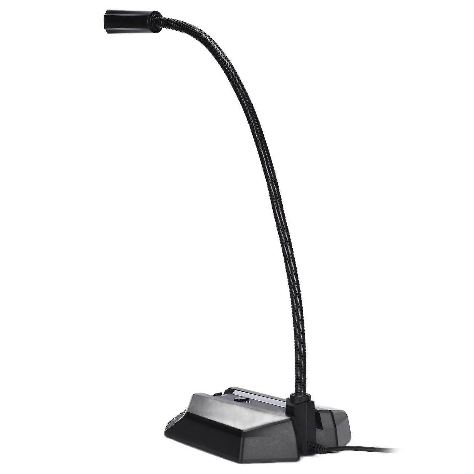 USB Microphone TSP202 Black Clear Sound Durable PC Chat Mic