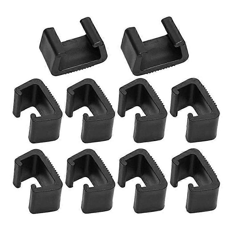 Set of 10 Outdoor Furniture Fasteners Wicker Sofa Connectors Rattan Wicker