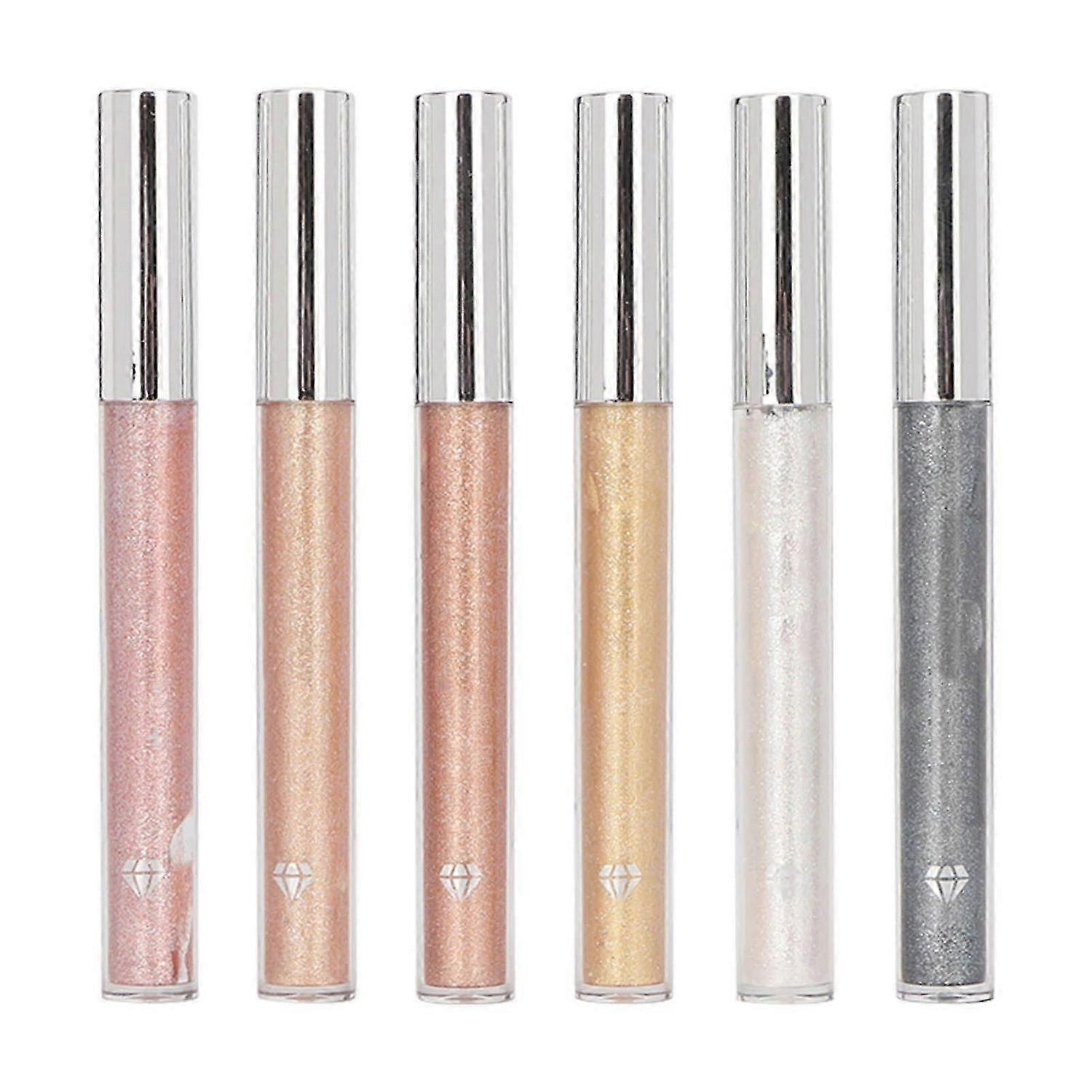 2025 Latest Model 6Pcs Dual Use Matte Lip Glaze Gloss Colorful Matte Liquid Li...
