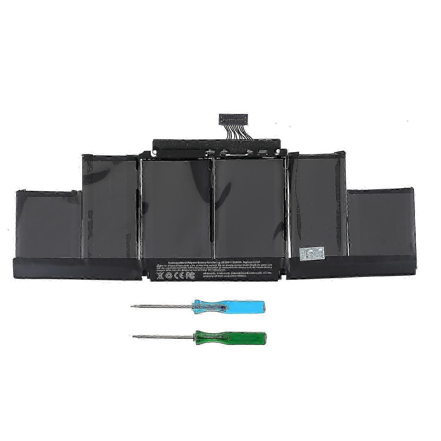 10.95V 8676mAh Battery Replacement (Encode: A1417) (without Logo) for MacBook Pro 15.4 inch with Ret