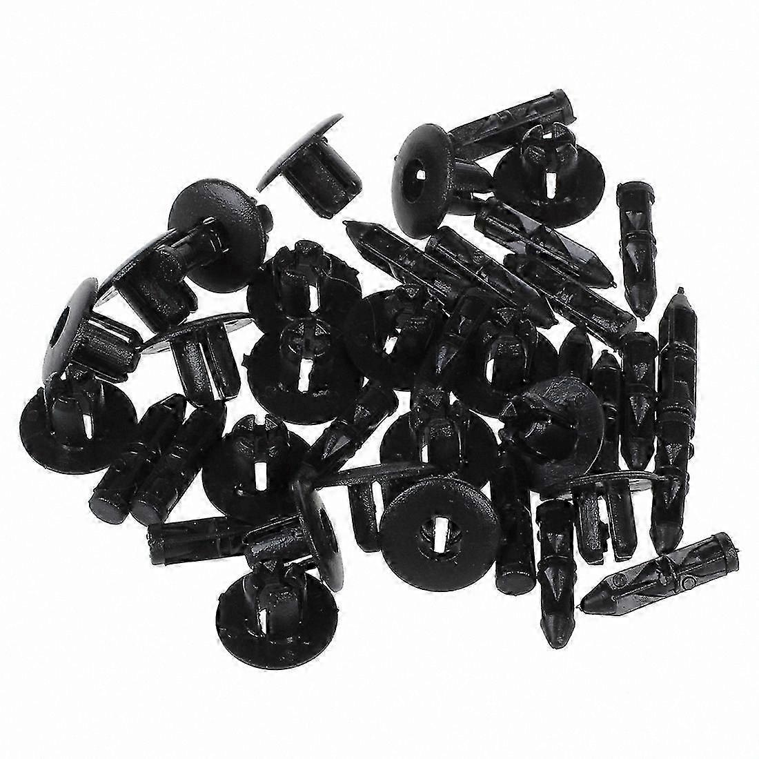 20-Pack 7mm Hole Plastic Rivets for Panel Fastening and Clips