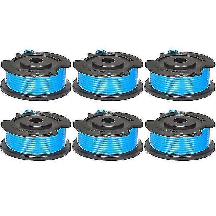 6Pcs Nylon Rope Line Spool Suitable for Greenworks BST4000 / ST40L00 / 2100702 Lawn Mower Replacement Part, 29252&29092
